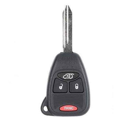 Keyless Factory KeylessFactory: Chrysler / Jeep / Dodge 2004 - 2016 / 4-Button Remote Head Key Shell / OHT692427AA RHS-CHY-1364
